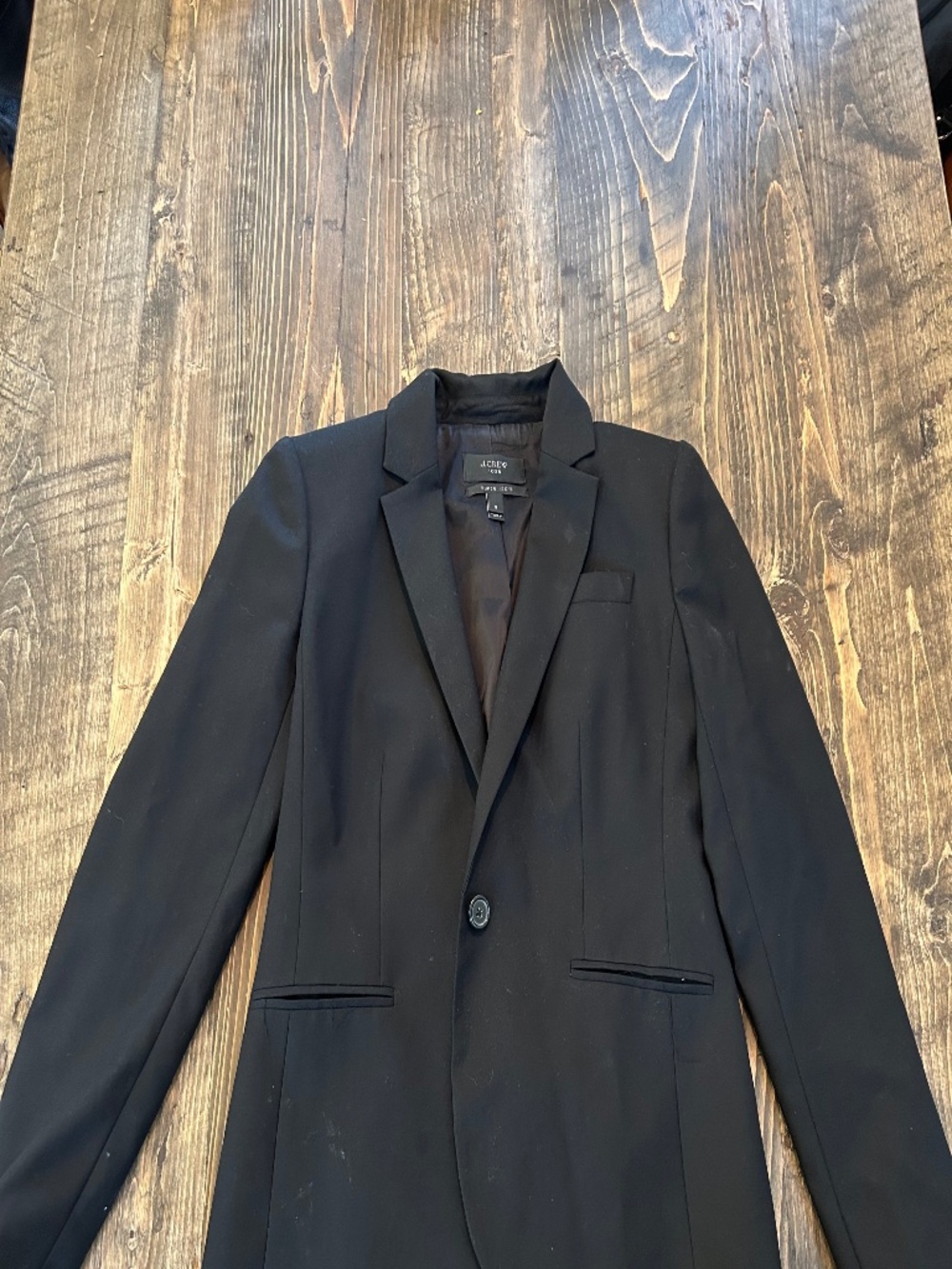 Simple black blazer